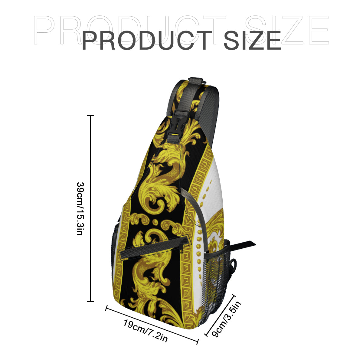 Men's Casual Cross Front Chest Bag| Polyester