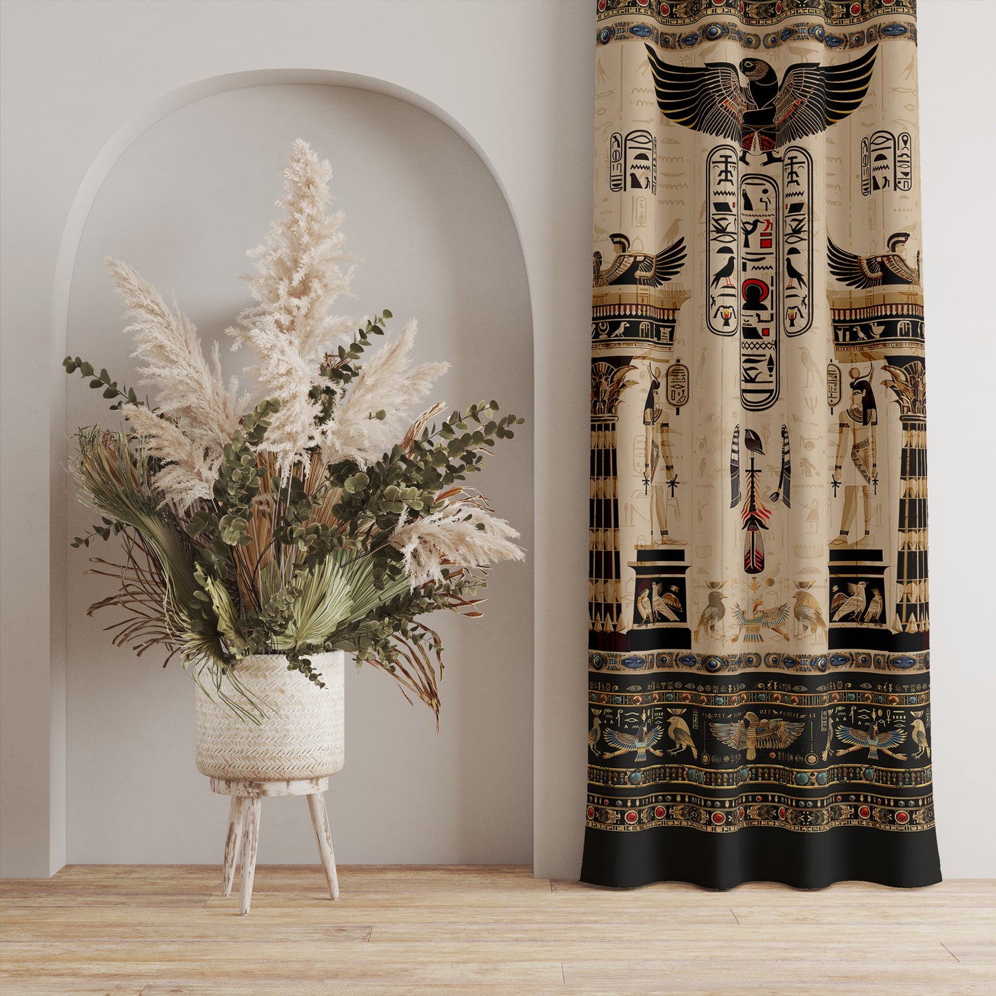 Cortinas SET 2 PIEZAS "Jili" • 20% | 50% | 80% de apagón • conjunto romántico de diseño marino