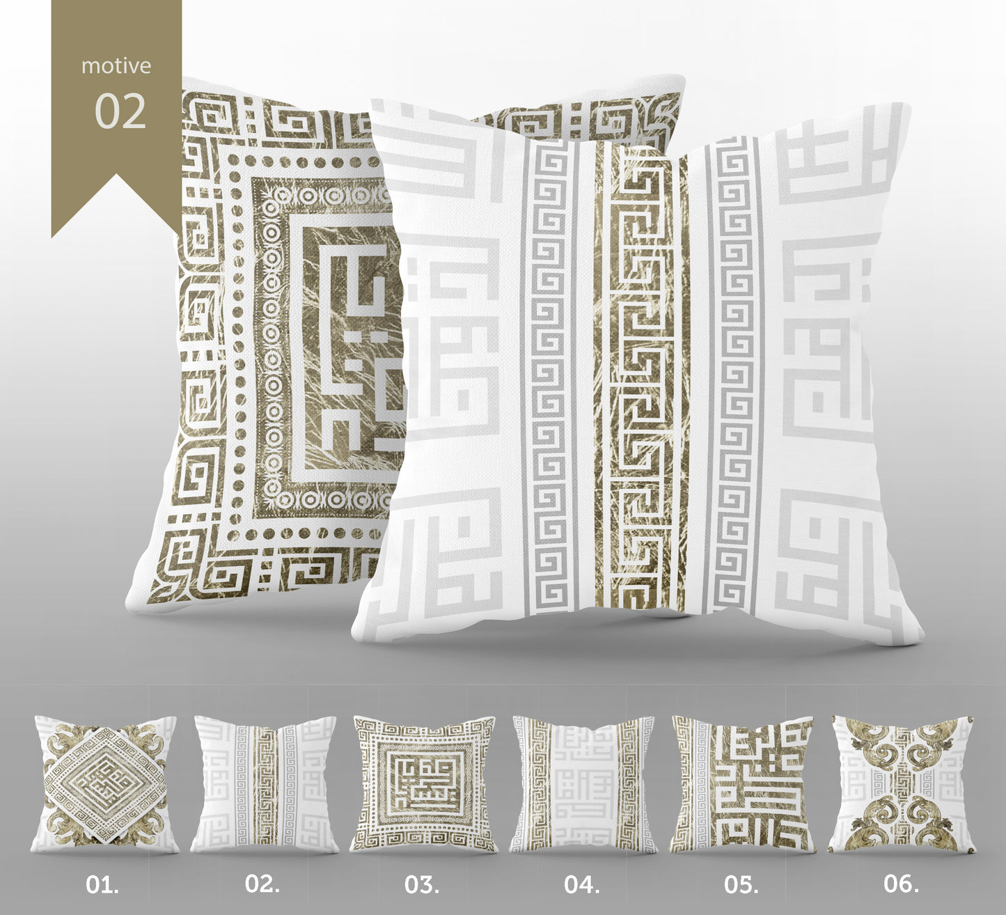 "Myconos" cushion covers set • Art Gift beach house • exclusive sea design pillow covers • different sizes (copia)