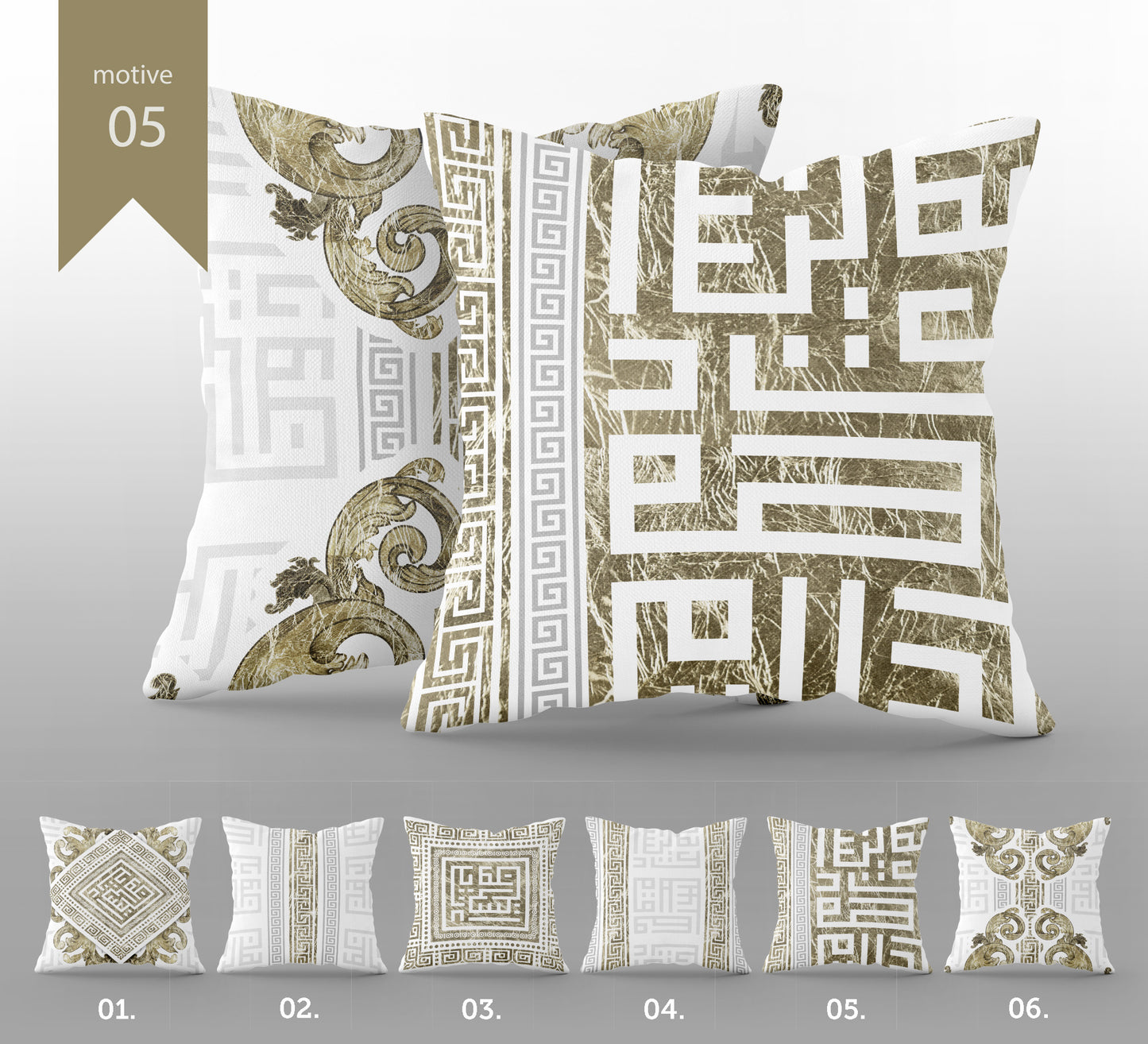 "Myconos" cushion covers set • Art Gift beach house • exclusive sea design pillow covers • different sizes (copia)