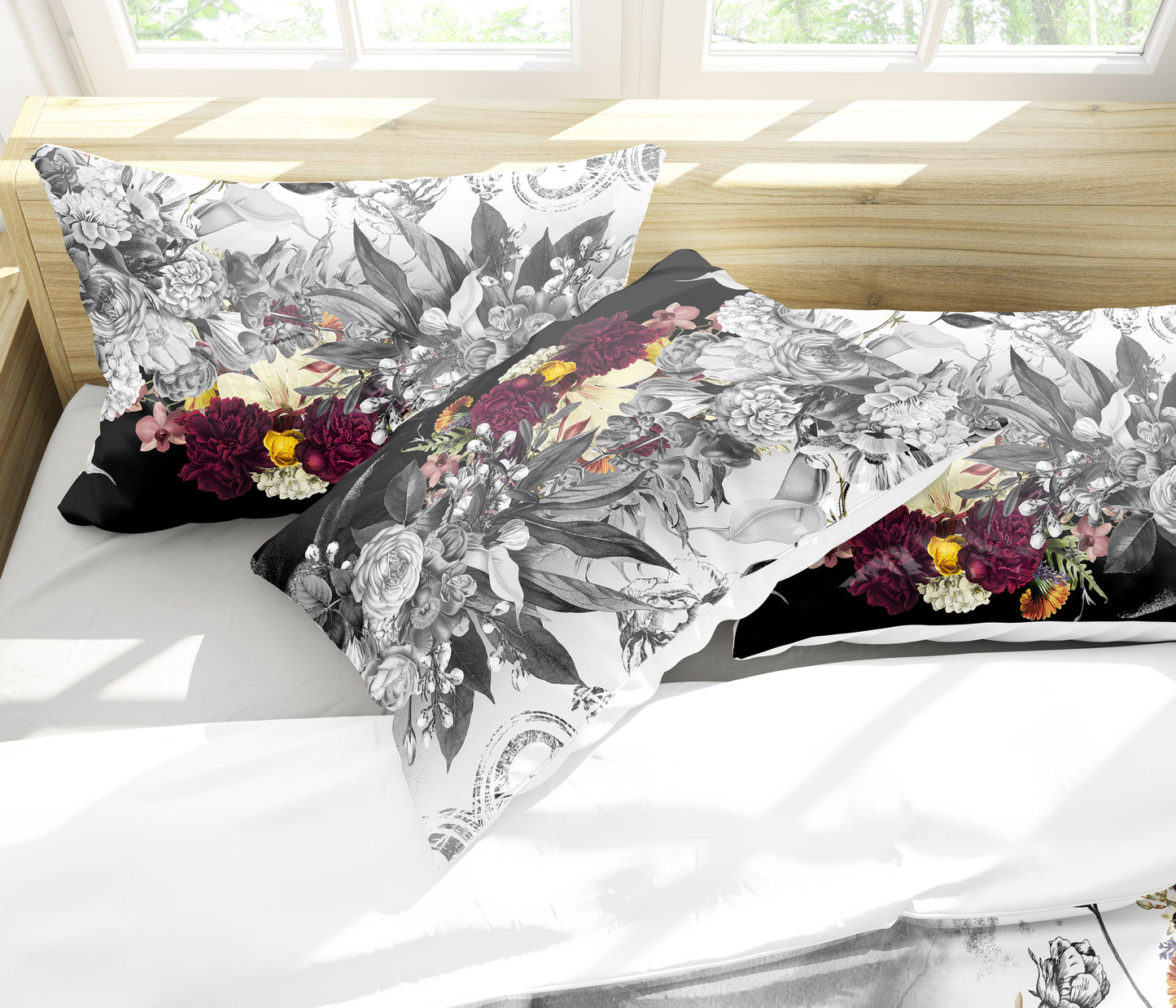 Floral Personalizado Romántico diseño de estilo original Juego de cama • Diseño impreso a 2 caras • Algodón • microfibra • AU, UE, EE. UU. • reina, rey