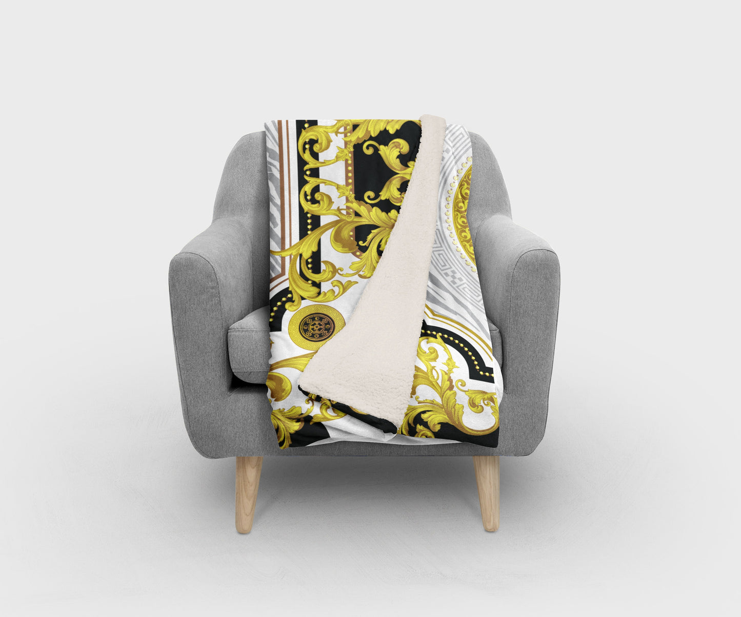 Customized exclusive baroque retro design Blanket Sofa • Quilt • Bedspread