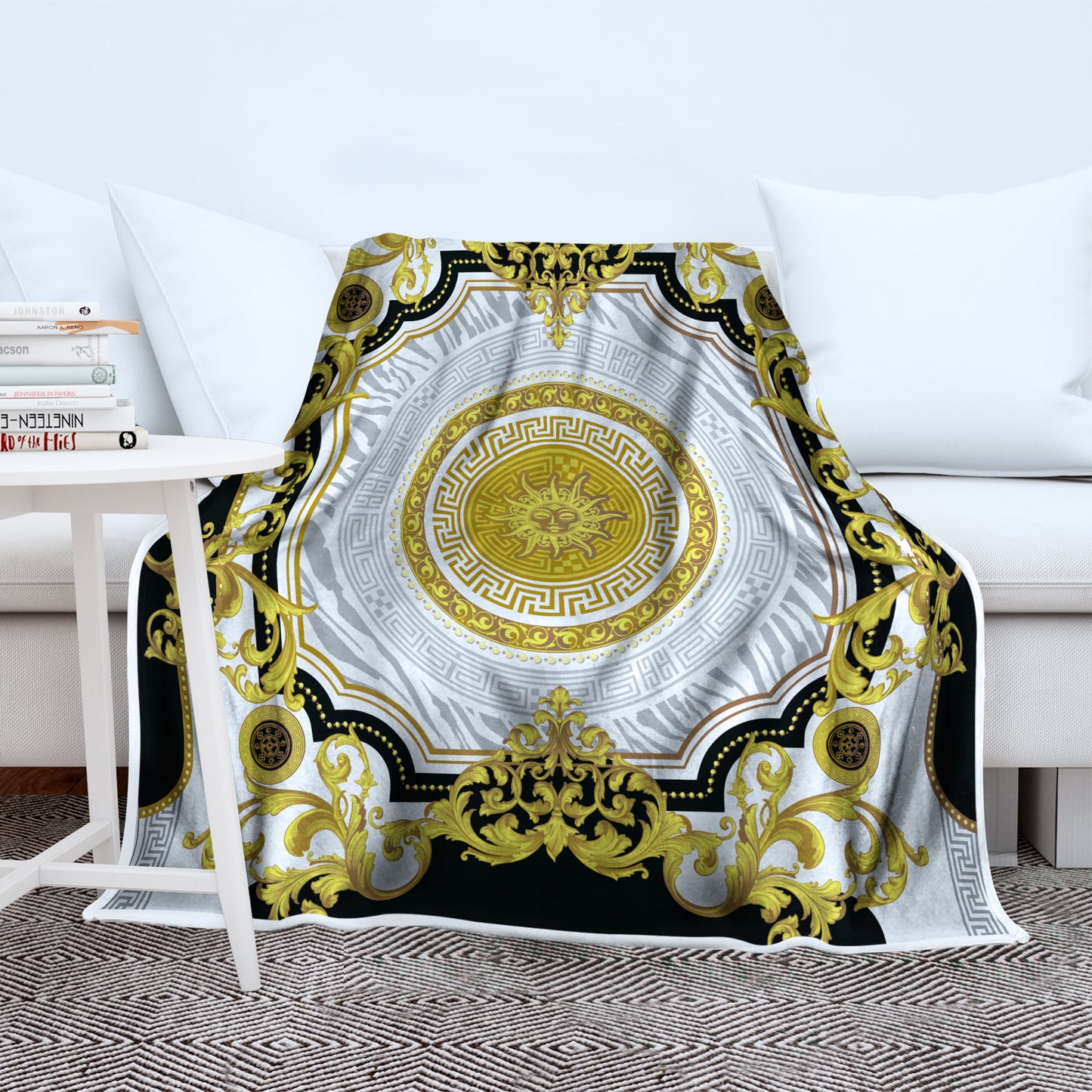 Customized exclusive baroque retro design Blanket Sofa • Quilt • Bedspread