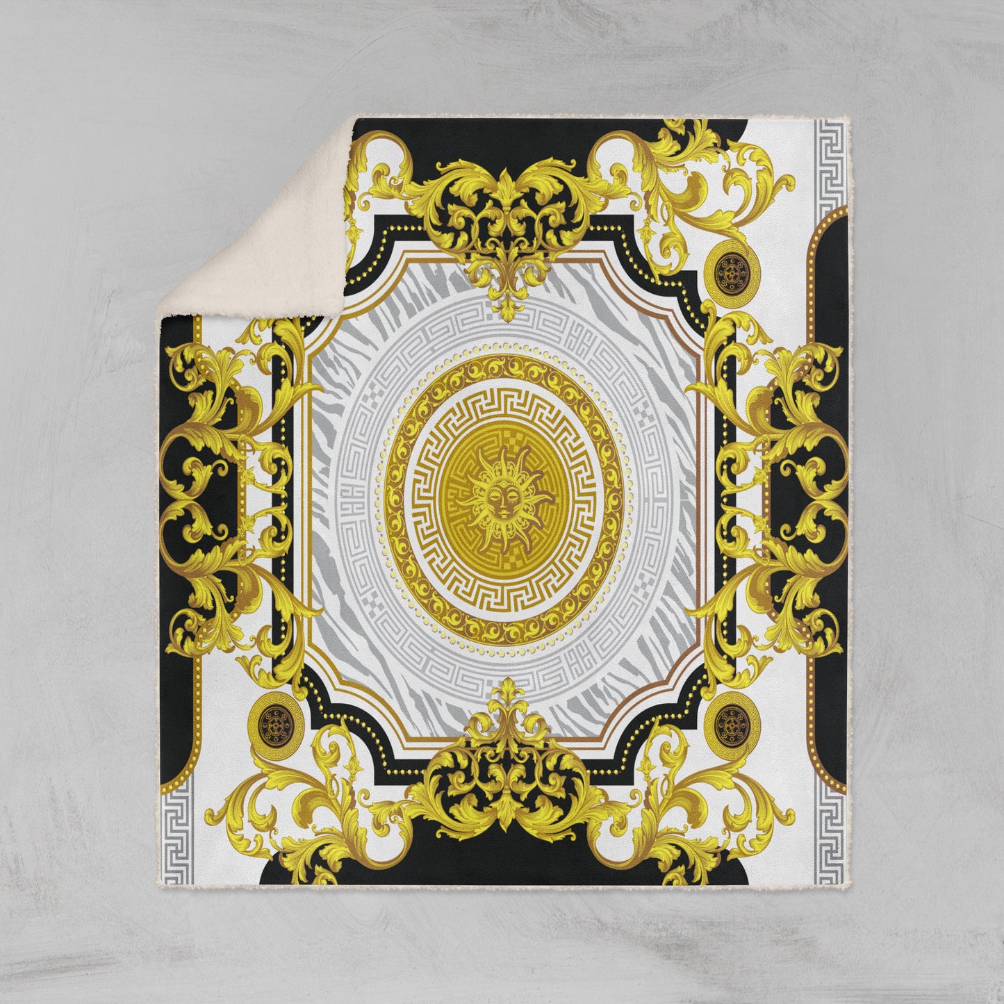 Customized exclusive baroque retro design Blanket Sofa • Quilt • Bedspread