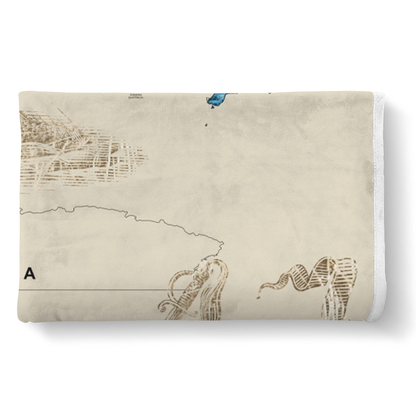 Mapa del mundo vintage personalizado diseño retro Manta Sofá • Edredón • Colcha