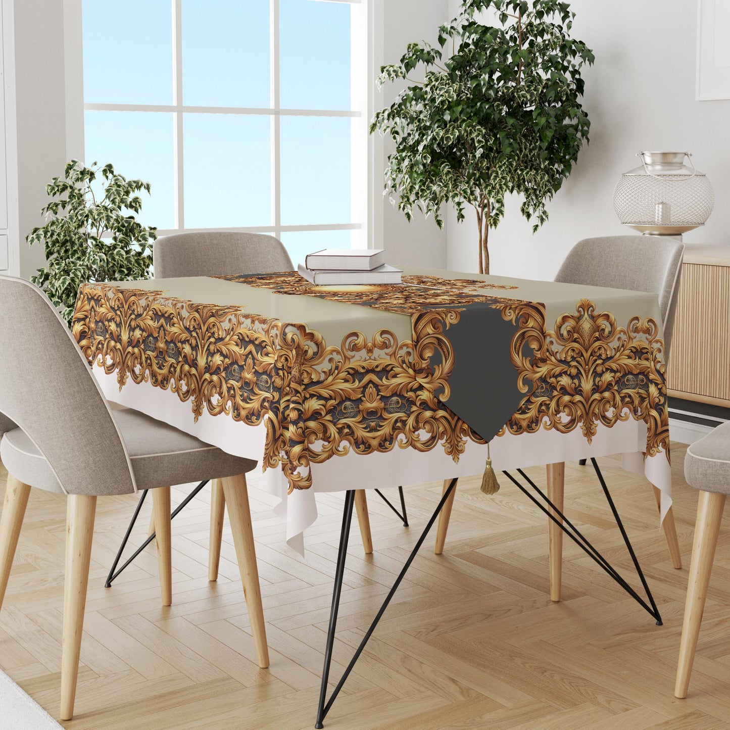 Table runner Baroque Exclusive customized style design "LUISA" • Your logo