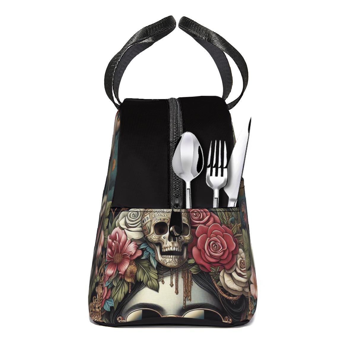 Custom Makeup Bag Lunch Bag Personalized Tote Bag Mystery Bag Whimsigoth Decor Dark Art Personalized Gifts