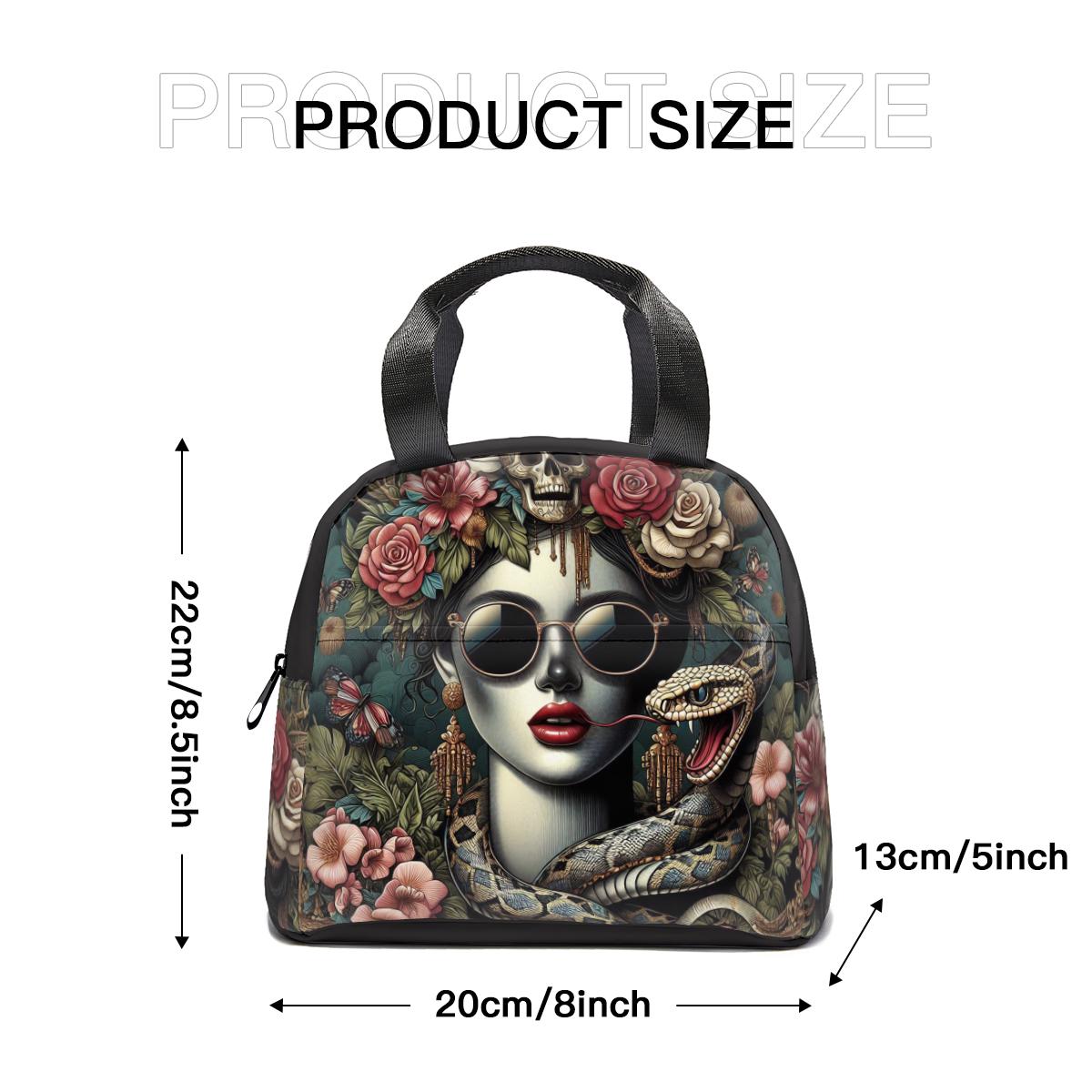 Custom Makeup Bag Lunch Bag Personalized Tote Bag Mystery Bag Whimsigoth Decor Dark Art Personalized Gifts