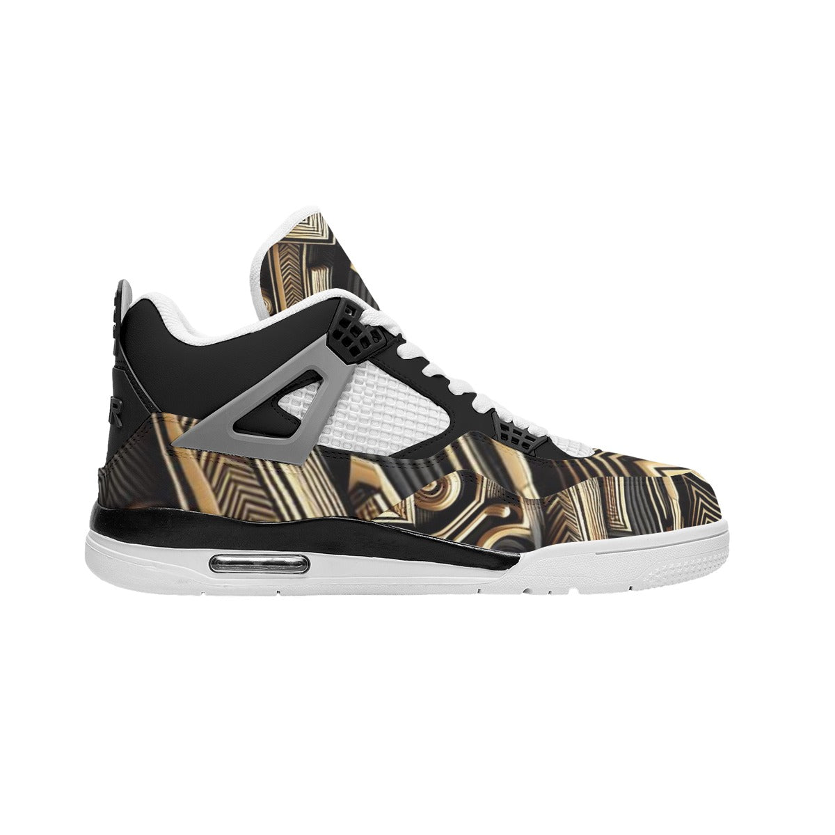 LUIS Luxury Art Deco Men's Basketball Shoes | Air Cushion & Geometric Style