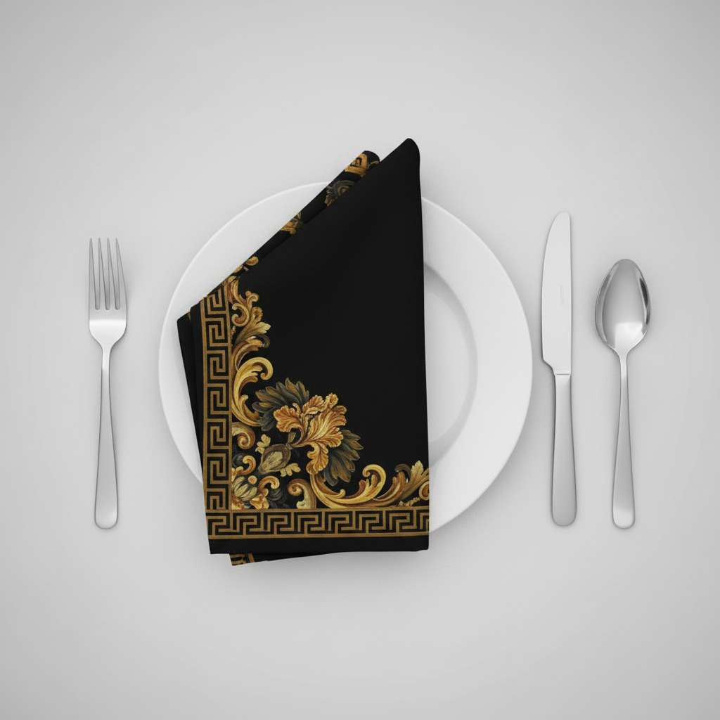 Golden Iris Elegy — Luxury Seamless Pattern for Wallpaper, Textile & Apparel | Hand-painted Premium Design