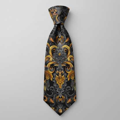 Golden Iris Damask — Luxury Seamless Pattern for Wallpaper, Textile & Apparel | Hand-painted Premium Design