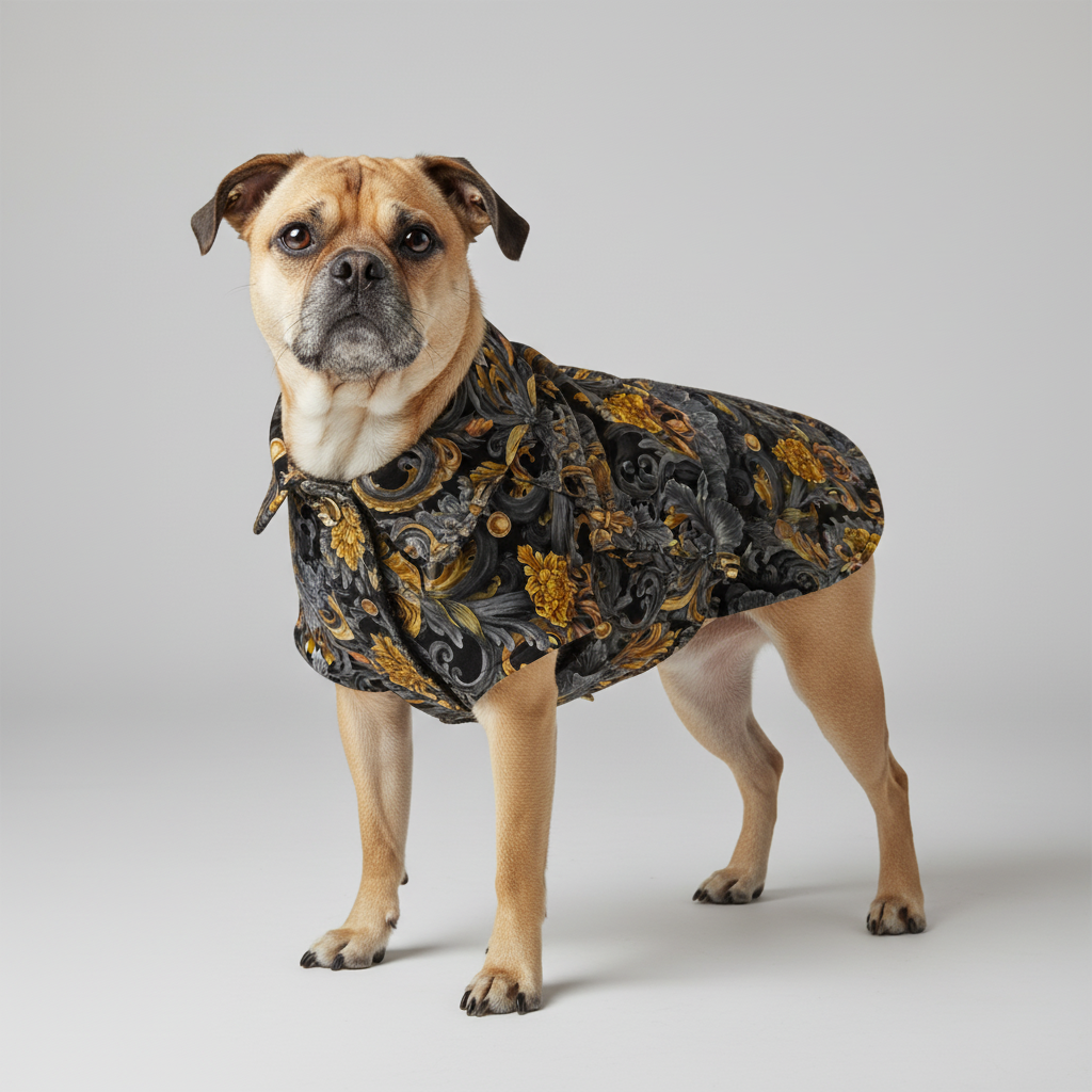 Golden Iris Damask — Luxury Seamless Pattern for Wallpaper, Textile & Apparel | Hand-painted Premium Design