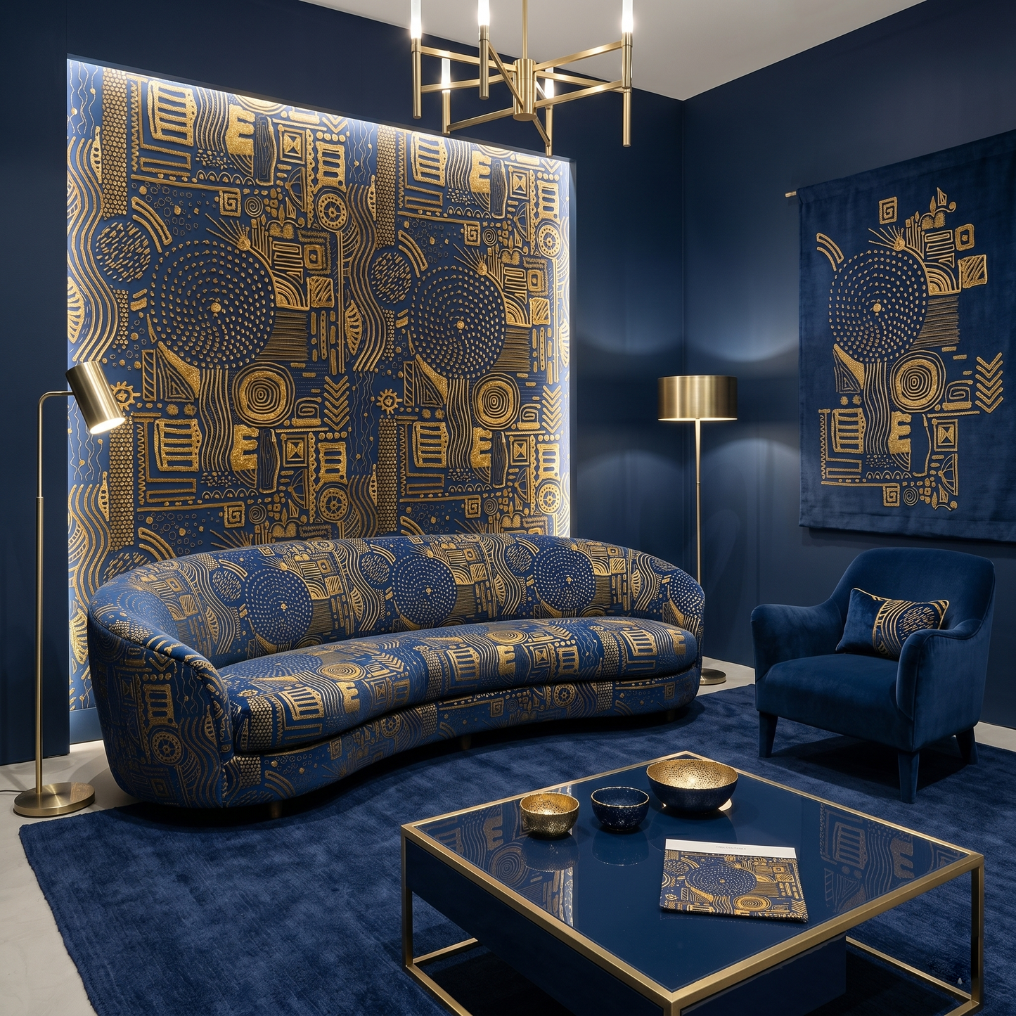 Iris Noir Dorado — Patrón de lujo sin costuras para papel tapiz, textiles y prendas de vestir | Diseño premium pintado a mano