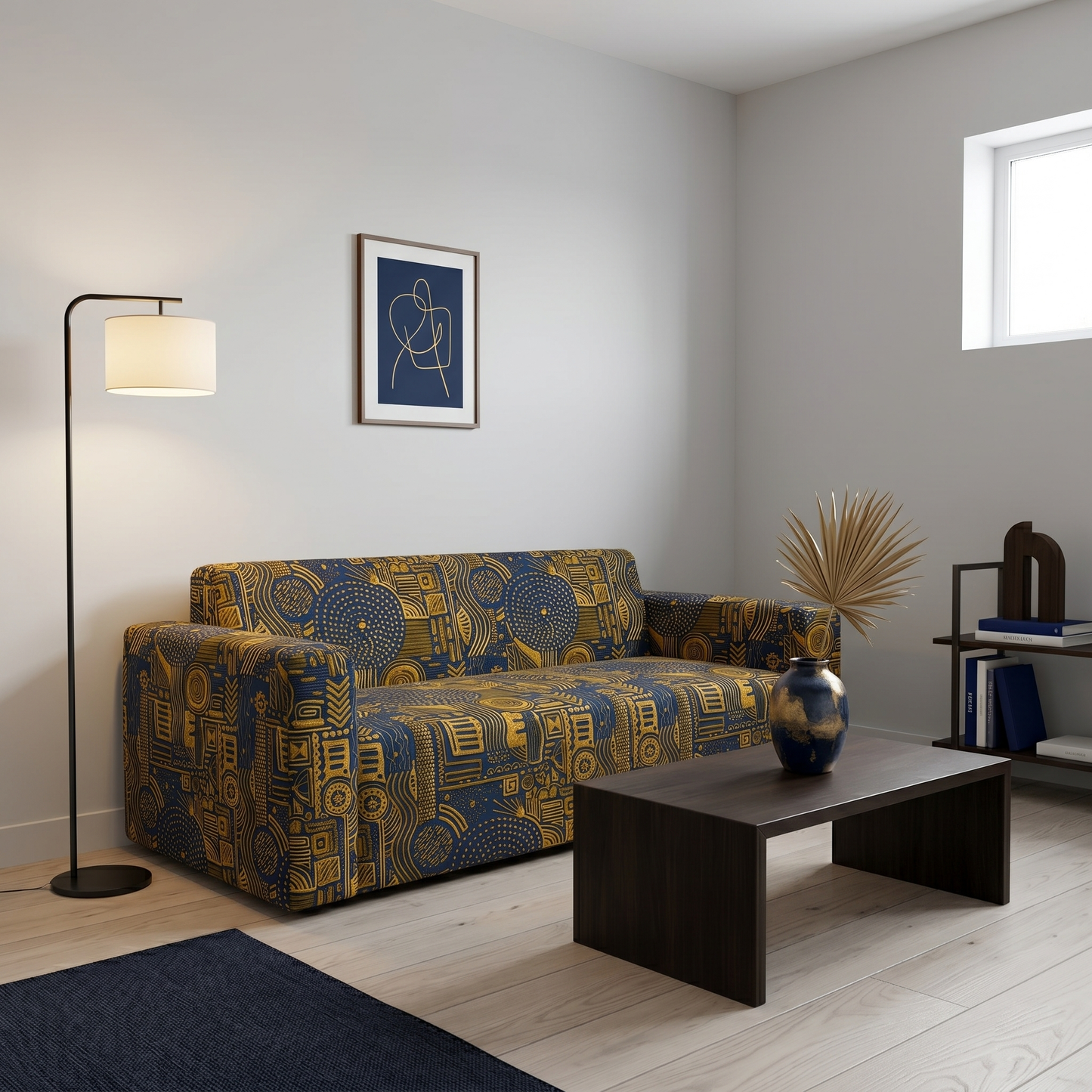 Iris Noir Dorado — Patrón de lujo sin costuras para papel tapiz, textiles y prendas de vestir | Diseño premium pintado a mano