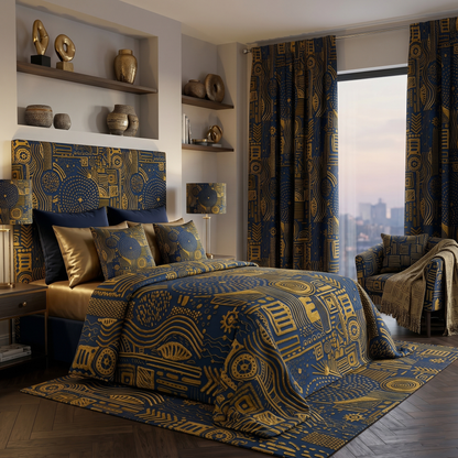 Iris Noir Dorado — Patrón de lujo sin costuras para papel tapiz, textiles y prendas de vestir | Diseño premium pintado a mano