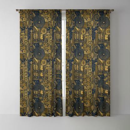 Iris Noir Dorado — Patrón de lujo sin costuras para papel tapiz, textiles y prendas de vestir | Diseño premium pintado a mano