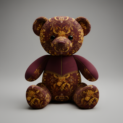 Golden Iris Elegy — Luxury Seamless Pattern for Wallpaper, Textile & Apparel | Hand-painted Premium Design