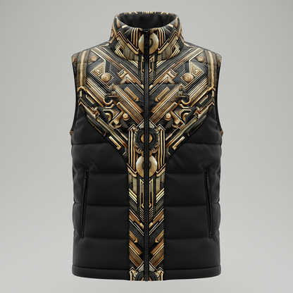 LUIS — Luxury Art Deco Geometric Pattern for Premium Wallpaper, Textiles & High-End Fashion