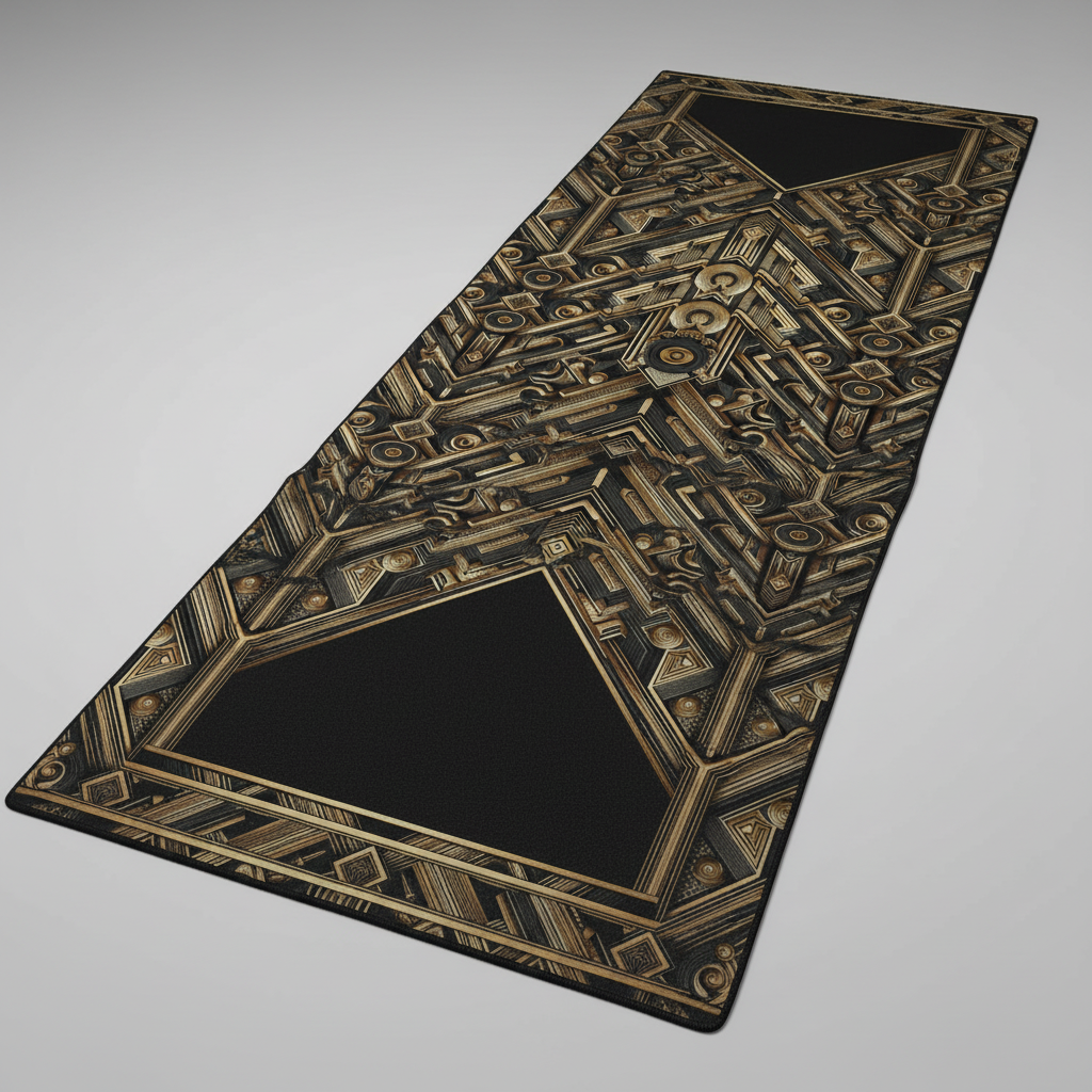 LUIS — Luxury Art Deco Geometric Pattern for Premium Wallpaper, Textiles & High-End Fashion