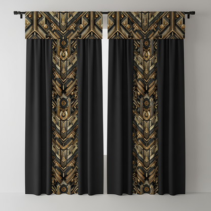 LUIS — Luxury Art Deco Geometric Pattern for Premium Wallpaper, Textiles & High-End Fashion