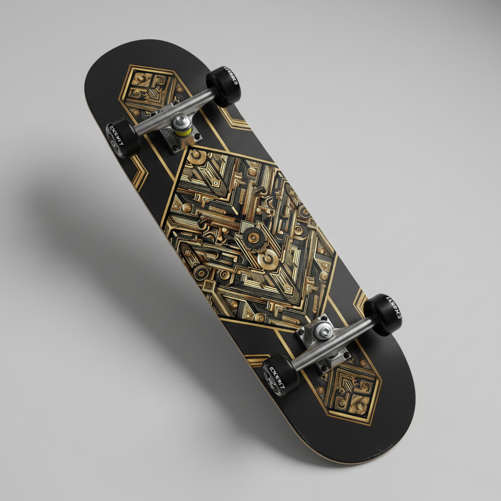 LUIS — Luxury Art Deco Geometric Pattern for Premium Wallpaper, Textiles & High-End Fashion