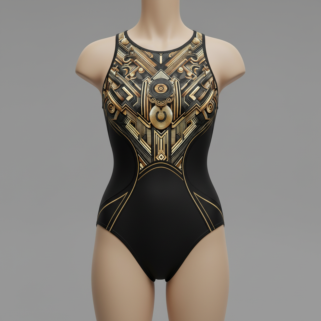 LUIS — Luxury Art Deco Geometric Pattern for Premium Wallpaper, Textiles & High-End Fashion