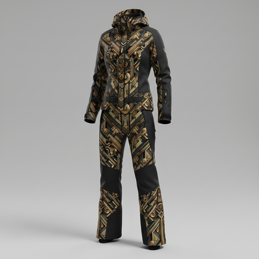 LUIS — Luxury Art Deco Geometric Pattern for Premium Wallpaper, Textiles & High-End Fashion