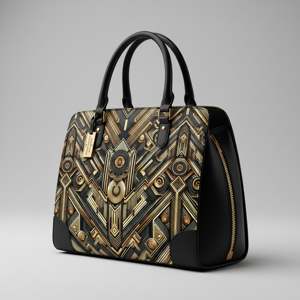 LUIS — Luxury Art Deco Geometric Pattern for Premium Wallpaper, Textiles & High-End Fashion