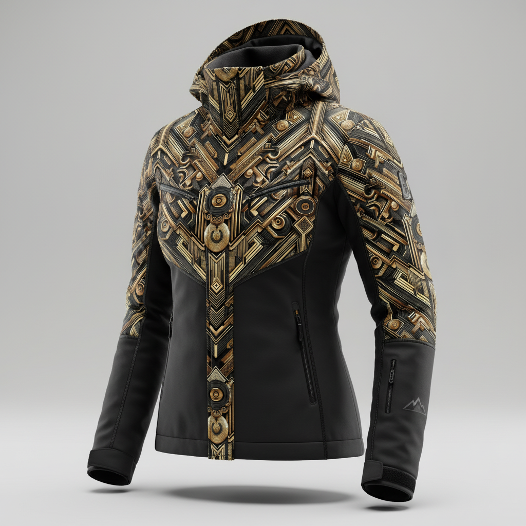 LUIS — Luxury Art Deco Geometric Pattern for Premium Wallpaper, Textiles & High-End Fashion