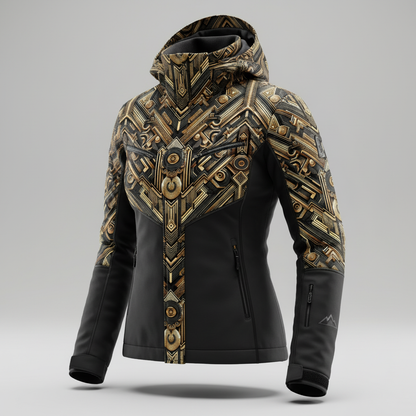 LUIS — Luxury Art Deco Geometric Pattern for Premium Wallpaper, Textiles & High-End Fashion