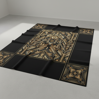 LUIS — Luxury Art Deco Geometric Pattern for Premium Wallpaper, Textiles & High-End Fashion