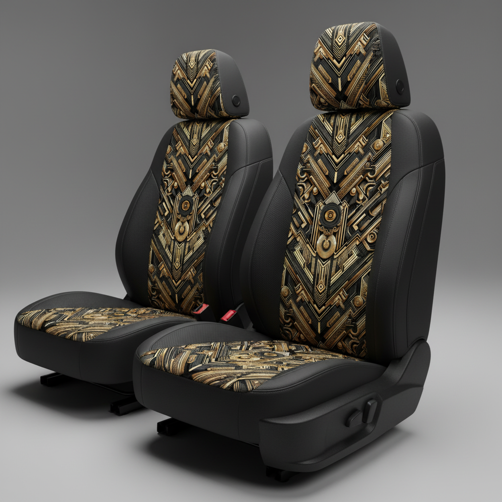 LUIS — Luxury Art Deco Geometric Pattern for Premium Wallpaper, Textiles & High-End Fashion