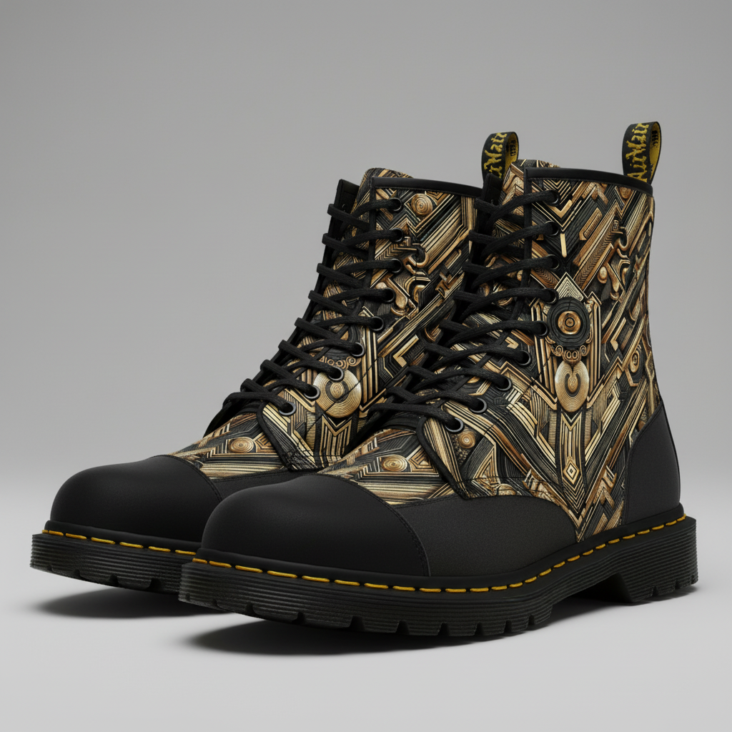 LUIS — Luxury Art Deco Geometric Pattern for Premium Wallpaper, Textiles & High-End Fashion