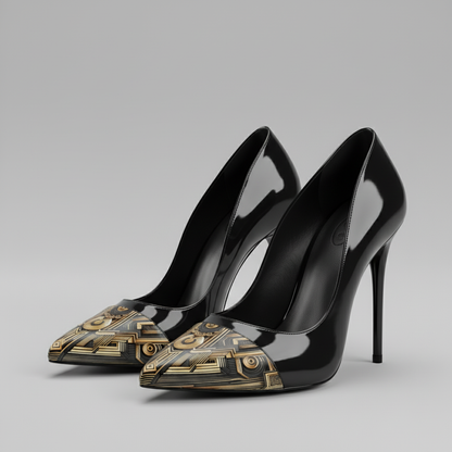 LUIS — Luxury Art Deco Geometric Pattern for Premium Wallpaper, Textiles & High-End Fashion