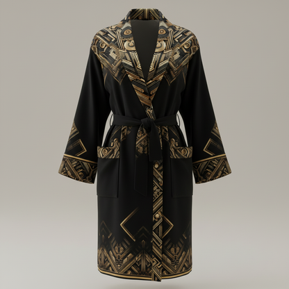 LUIS — Luxury Art Deco Geometric Pattern for Premium Wallpaper, Textiles & High-End Fashion