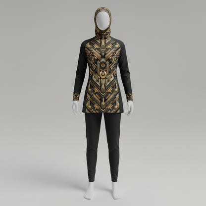 LUIS — Luxury Art Deco Geometric Pattern for Premium Wallpaper, Textiles & High-End Fashion