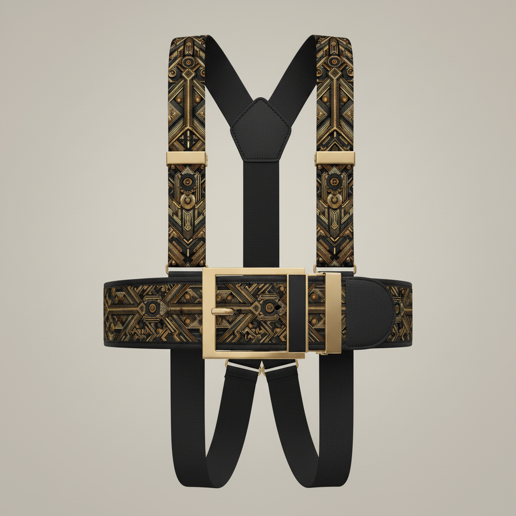 LUIS — Luxury Art Deco Geometric Pattern for Premium Wallpaper, Textiles & High-End Fashion