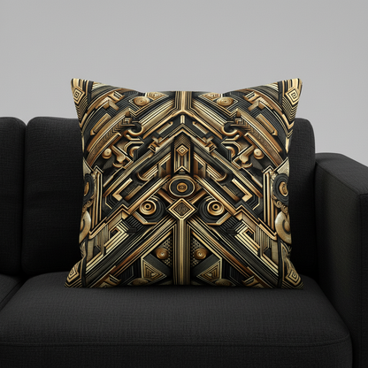 LUIS — Luxury Art Deco Geometric Pattern for Premium Wallpaper, Textiles & High-End Fashion