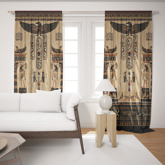 Cortinas SET 2 PIEZAS "Jili" • 20% | 50% | 80% de apagón • conjunto romántico de diseño marino