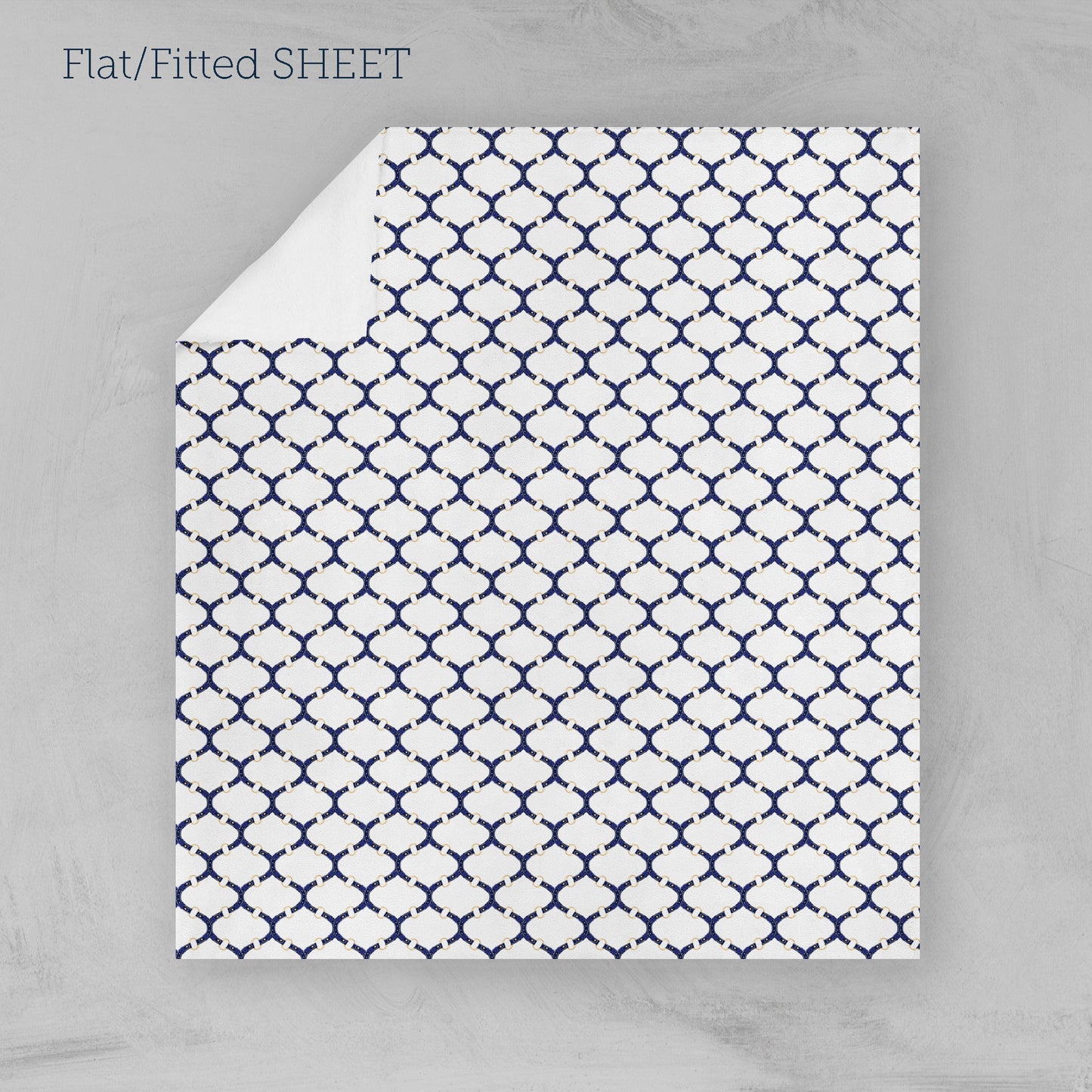 Eccentric Baroque Blue Yellow White Personalised design Bedding set • Reversible design • Cotton • microfiber • you LOGO in center