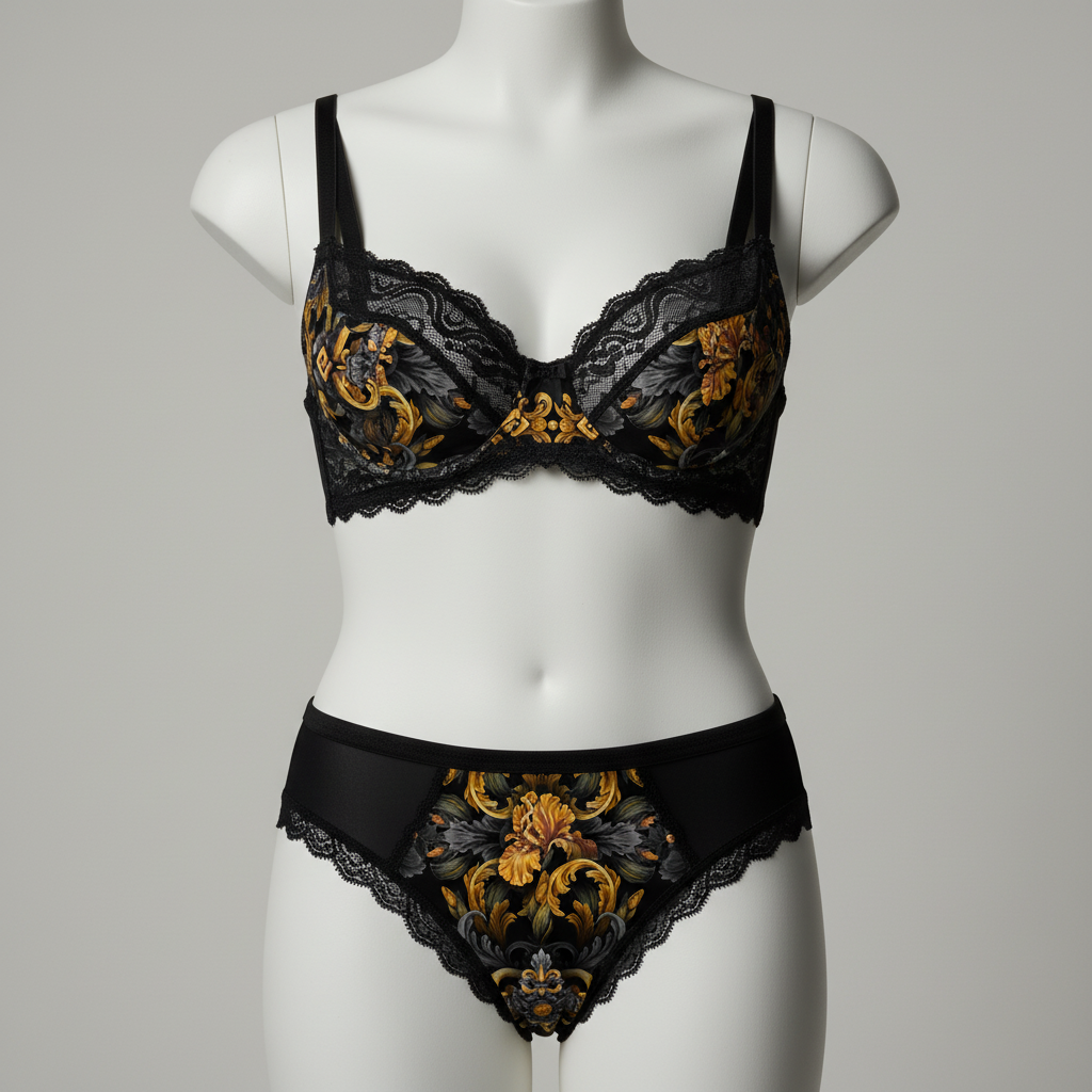 Golden Iris Elegy — Luxury Seamless Pattern for Wallpaper, Textile & Apparel | Hand-painted Premium Design