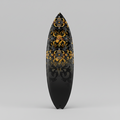 Golden Iris Elegy — Luxury Seamless Pattern for Wallpaper, Textile & Apparel | Hand-painted Premium Design