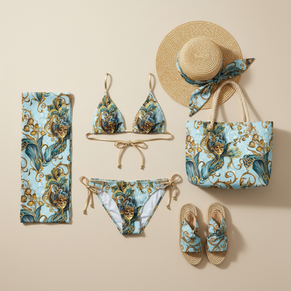 Iris Noir Dorado — Patrón de lujo sin costuras para papel tapiz, textiles y prendas de vestir | Diseño premium pintado a mano