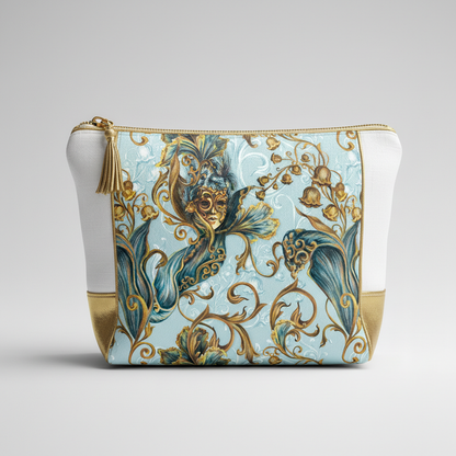 Iris Noir Dorado — Patrón de lujo sin costuras para papel tapiz, textiles y prendas de vestir | Diseño premium pintado a mano