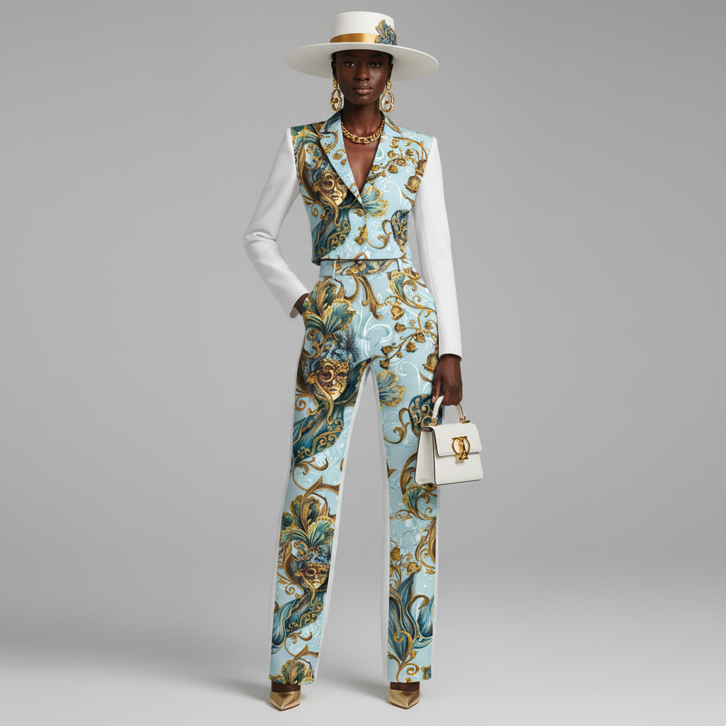 Iris Noir Dorado — Patrón de lujo sin costuras para papel tapiz, textiles y prendas de vestir | Diseño premium pintado a mano