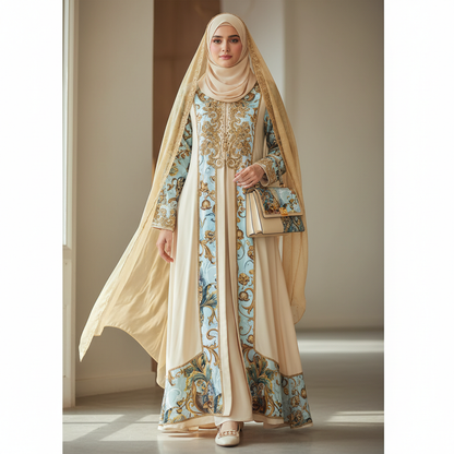 Iris Noir Dorado — Patrón de lujo sin costuras para papel tapiz, textiles y prendas de vestir | Diseño premium pintado a mano