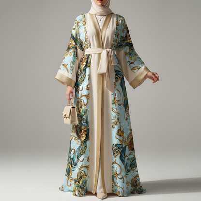 Iris Noir Dorado — Patrón de lujo sin costuras para papel tapiz, textiles y prendas de vestir | Diseño premium pintado a mano