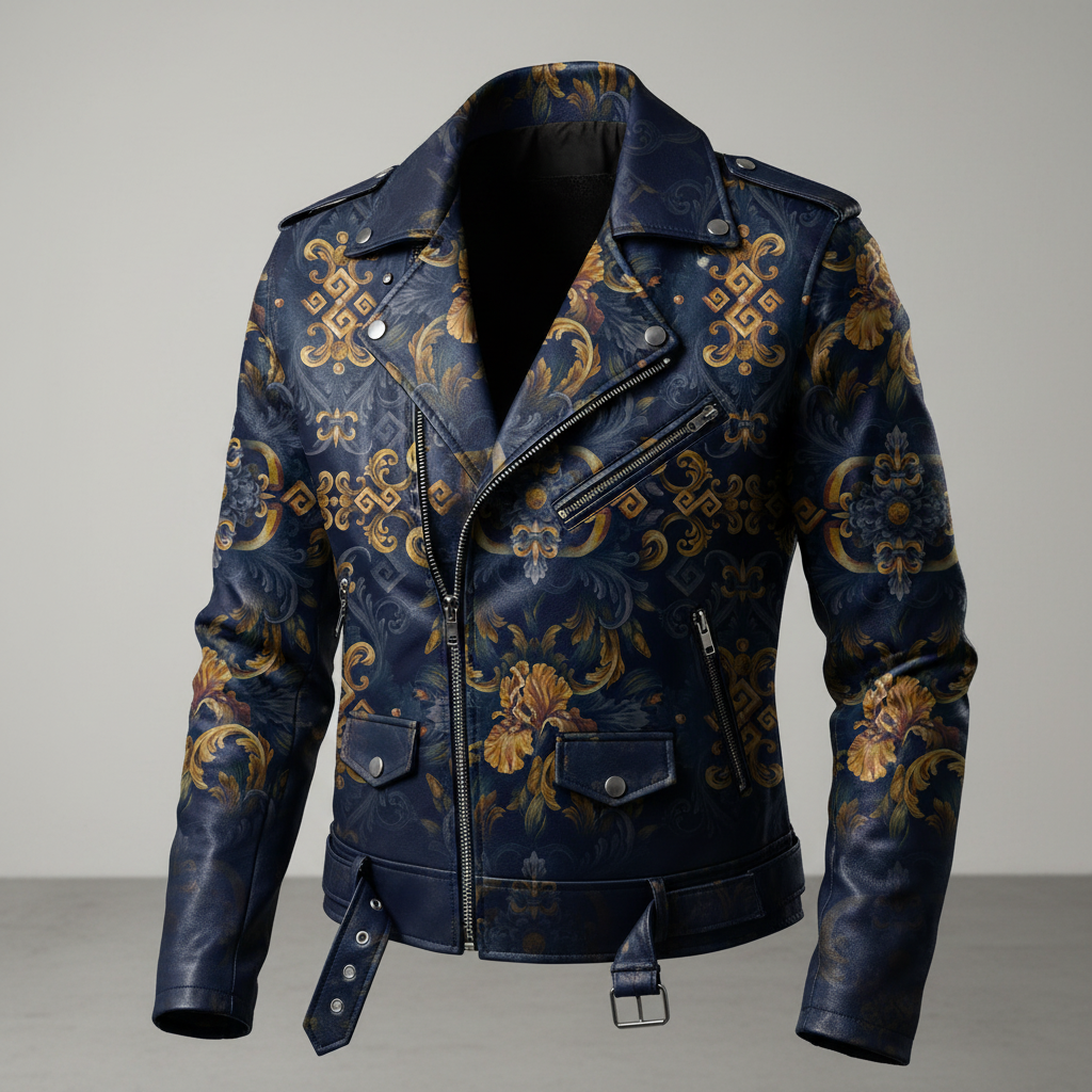 Golden Iris Elegy — Luxury Seamless Pattern for Wallpaper, Textile & Apparel | Hand-painted Premium Design