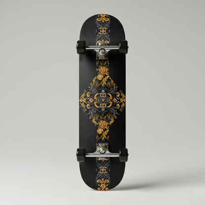 Golden Iris Elegy — Luxury Seamless Pattern for Wallpaper, Textile & Apparel | Hand-painted Premium Design