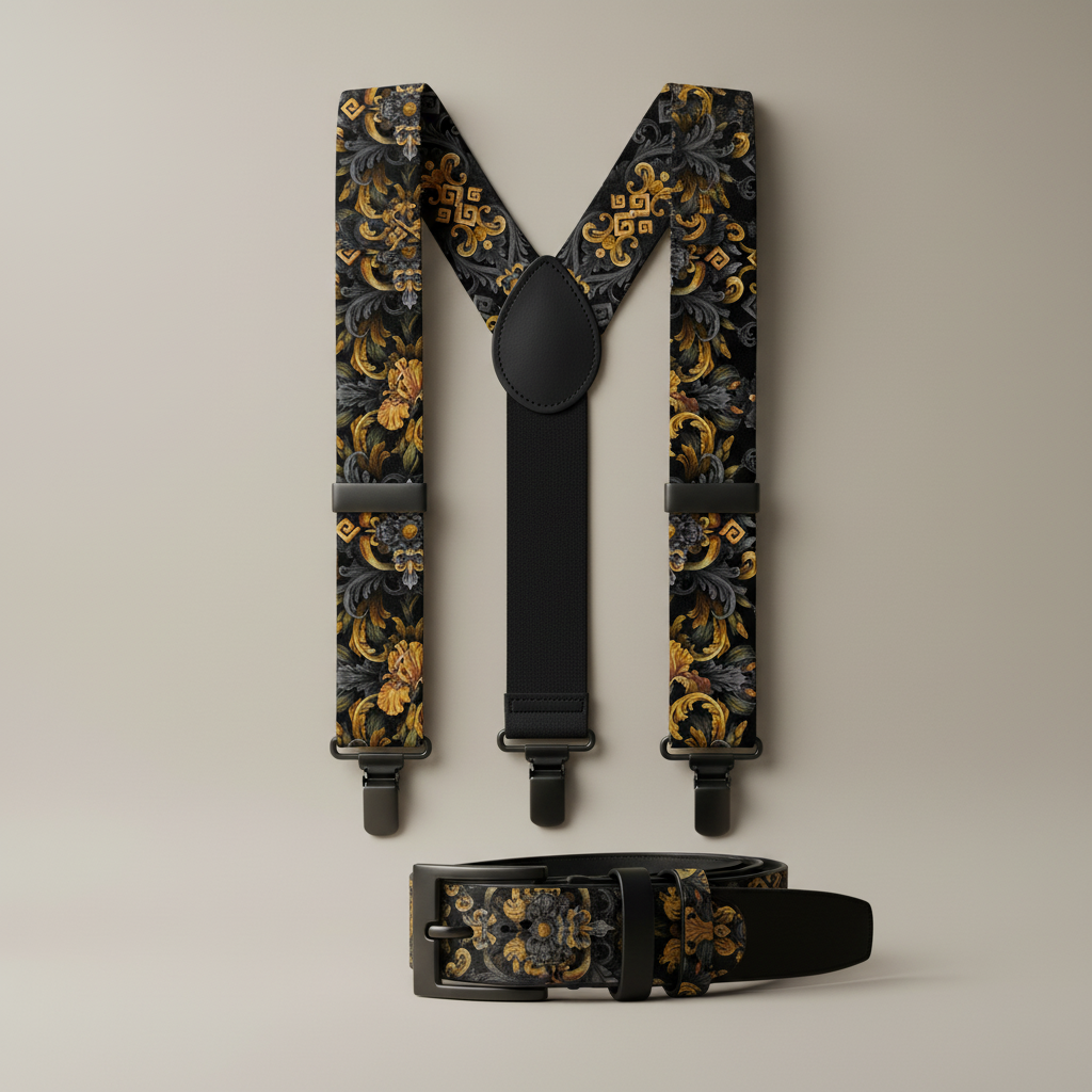 Golden Iris Elegy — Luxury Seamless Pattern for Wallpaper, Textile & Apparel | Hand-painted Premium Design